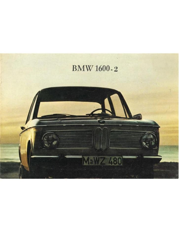 1965 BMW 1600-2 BROCHURE NEDERLANDS, Livres, Autos | Brochures & Magazines, Enlèvement ou Envoi