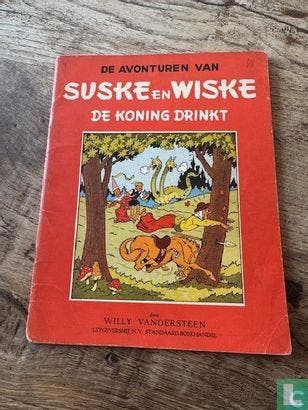 Suske en Wiske - De koning drinkt - 1951, Boeken, Eén stripboek, Verzenden, Gelezen, Vandersteen, Willy.