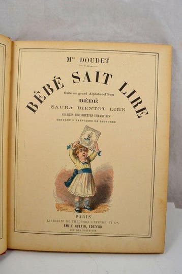 DOUDET, Mme [LEFÈVRE, Théodore, pseudo de] - Bébé sait lire.