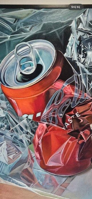 Bert van der Meer - Cola Crush, Antiquités & Art, Art | Peinture | Moderne