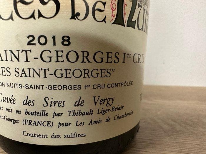 2018 Thibault Liger-Belair Les Saint-Georges Hospices de, Collections, Vins