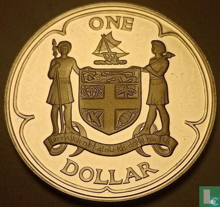 Fiji 1 dollar 1976 (PROOF), Timbres & Monnaies, Monnaies | Océanie, Envoi