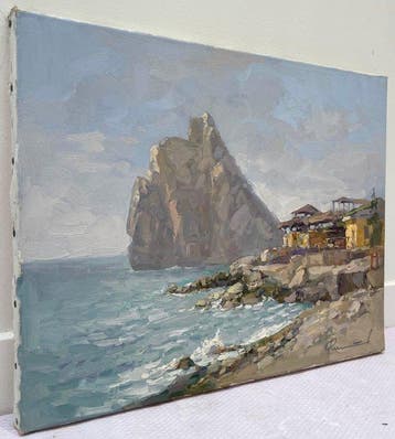 Sergei Flitov (1964) - Café au bord de Mer