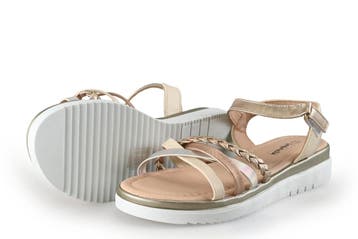 Barbarella Sandalen in maat 35 Goud, Kleding | Dames, Overige kleuren, Verzenden, Sandalen of Muiltjes, Zo goed als nieuw