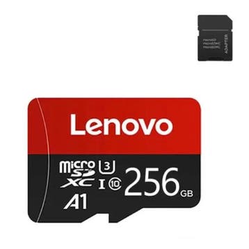256GB Micro-SD/TF Kaart - SDHC/SDXC - A1 Flash Geheugen, Computers en Software, Harde schijven, Verzenden, Nieuw, Lenovo