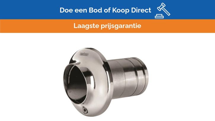 Bieden: Vetus Stainless Transom Exhaust, Watersport en Boten, Bootonderdelen, Ophalen of Verzenden