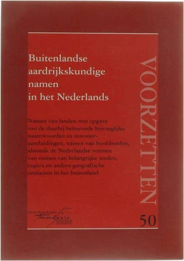 Buitenlandse aardrijkskundige namen, Boeken, Verzenden, Nieuw