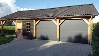 Stel uw garagepoort samen en ontvang binnen 24u uw offerte, Verzenden, Nieuw, Metaal, Garagedeur