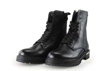 HIP Veterboots Meisjes in maat 35 Zwart, Verzenden, Jongen of Meisje, Schoenen, Zo goed als nieuw