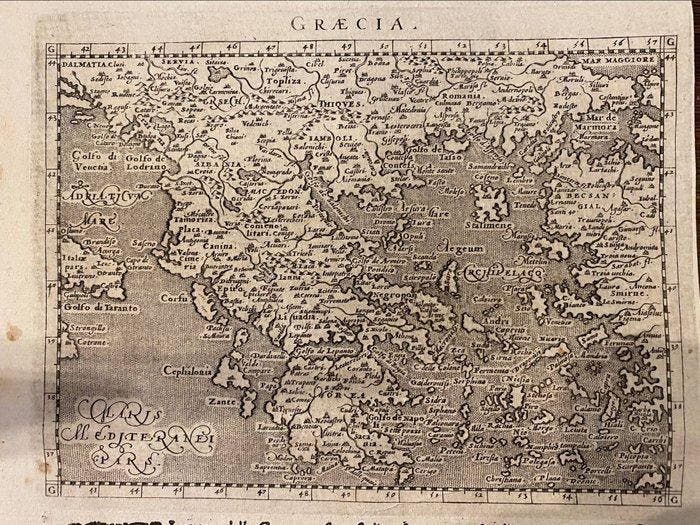 Griekenland - Beschrijving van Griekenland; Girolamo, Boeken, Atlassen en Landkaarten
