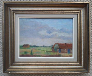 Janus De Winter (1882-1951) - Landschap met hoeve