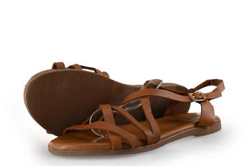Oh! My Sandals Sandalen in maat 38 Bruin, Bruin, Verzenden, Sandalen of Muiltjes, Oh! My Sandals