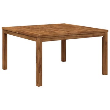 vidaXL Salontafel Naturel 80 x 80,5 x 45 cm Massief Acacia, Verzenden, Nieuw