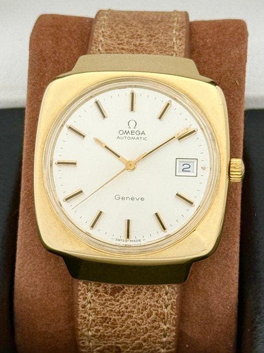 Omega - Geneve Automatic Jumbo Date Cal.1012 - 166.0164 -, Bijoux, Sacs & Beauté, Montres | Hommes