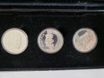 Nederland. 50 Jaar BeNeLux 1944 - 1994 3 zilveren munten 250