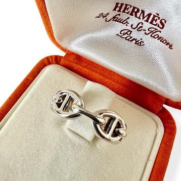Hermès - Bague - Chaine dAncre Enchainee PM Ring Argent