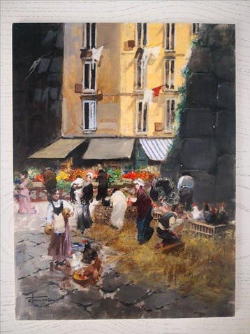 Francesco Tammaro (1939) - Napoli Antica (Mercatino di