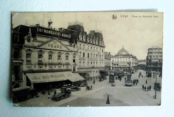 België - Cafés Restaurants & Winkels Hotels - Luik, Brugge,, Gelopen