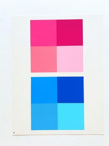 Josef Albers (1888-1976) - Interaction of Colors - XIV-1