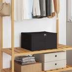 vidaXL Opbergbox 24 pcs Antracietkleurig 43 x 34 x 23 cm, Verzenden