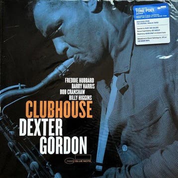 Dexter Gordon LP  Clubhouse  - Superb Blue Note Tone Poet