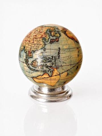 Terrestrial table globe - Vintage Miniature Terrestrial