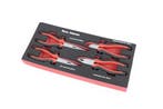 TM 4 Delige Griptangenset foam carbon look inlay, Verzenden, Nieuw