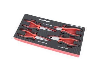 TM 4 Delige Griptangenset foam carbon look inlay, Verzenden, Nieuw