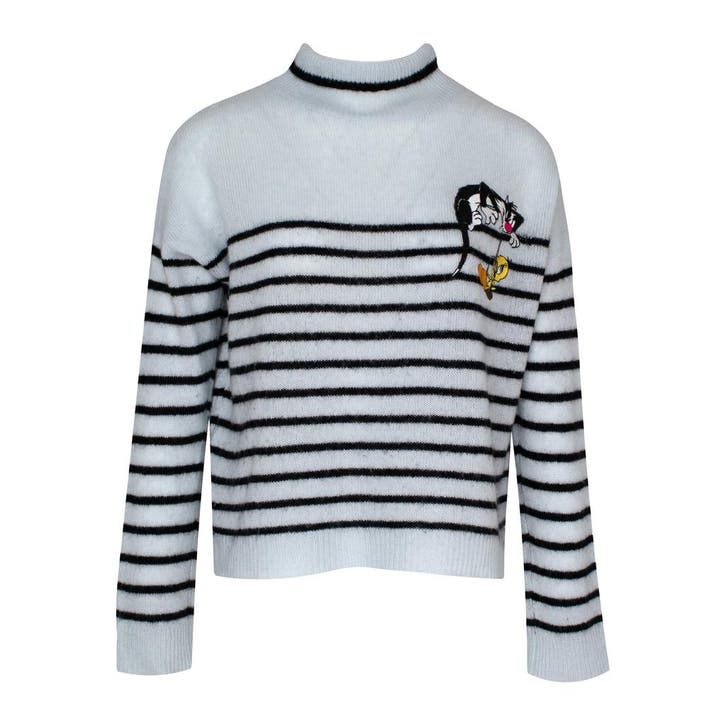 Frogbox • gestreepte wollen trui • S, Kleding | Dames, Truien en Vesten, Blauw, Nieuw, Maat 36 (S), Verzenden