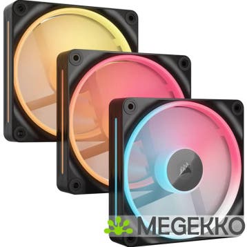Corsair iCUE LINK LX120-R RGB Reverse Blade Black, Verzenden