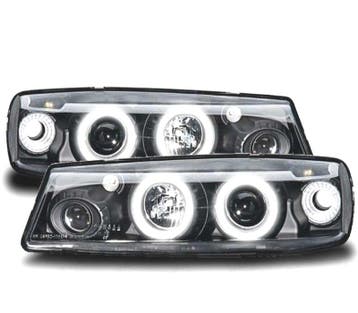 PHARES OPEL CALIBRA 90-98 ANGEL EYES CCFL FOND NOIR, Autos : Pièces & Accessoires, Verzenden