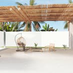 vidaXL Windscherm uittrekbaar 200x1200 cm crèmekleurig, Verzenden, Nieuw