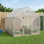 vidaXL Vogelkooi Zilverkleurig 181,5 x 221 x 173,5 cm Gelast, Dieren en Toebehoren, Verzenden, Nieuw