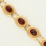 Bracelet - 14 carats Or jaune Grenat, Bijoux, Sacs & Beauté, Bijoux anciens