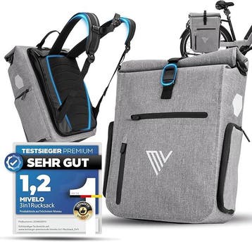 2dekans | MIVELO - 3-in-1 Fietstas & Rugzak - 25 l Inhoud -, Ophalen of Verzenden, Nieuw