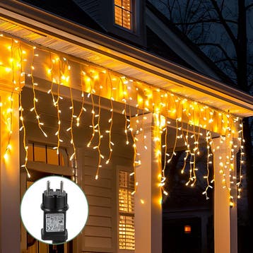 LED Lichtgordijn - Kerstversiering  - Kerstverlichting - 100, Verzenden, Nieuw
