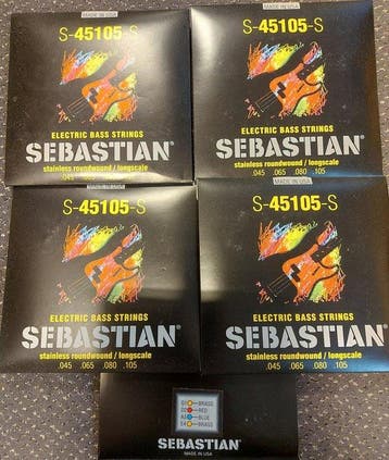 Sebastian S-45105-S - 5 Sets Bass Strings For 4-String - -, Nieuw