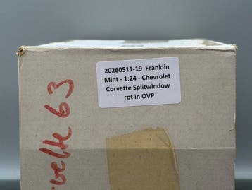 Franklin Mint 1:24 - Model coupé - 1962 Chevrolet Corvette, Nieuw