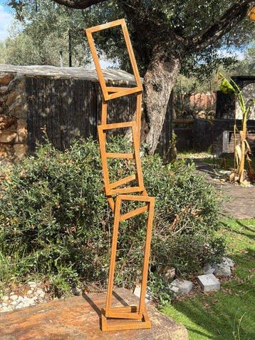Ana Lucia B.M - Sculpture Corten - XXL - NO Reserve