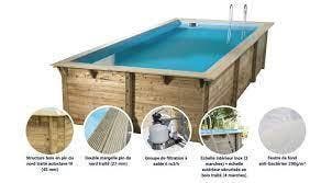 Ubbink zwembad sunwater 555 x 300 x 140H blauwe folie, Verzenden, Opzetzwembad
