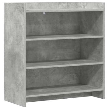 vidaXL Dressoir Betongrijs 75 x 36 x 80 cm Bewerkt hout, Verzenden