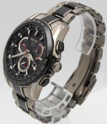 Seiko - Astron GPS Solar Dual-Time Titanium Ceramic -