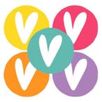 10x Sticker HARTJES Happy Color (Stickers), Ophalen of Verzenden, Nieuw, Meerdere stickers