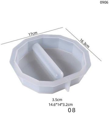 Siliconenmal vierkant multyhook 08 reageerbuis epoxy resin