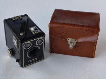 Kodak SIX-20 Brownie C + Hama developing tank + Sekonic, Audio, Tv en Foto, Nieuw
