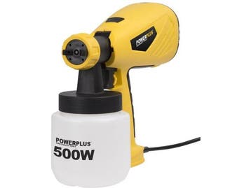 Veiling - Powerplus Elektrisch Verfpistool POWX354 - 500W, Doe-het-zelf en Bouw, Nieuw
