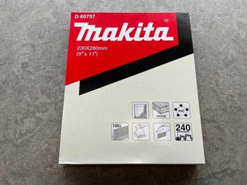 Veiling - 10x Makita schuurpapier 100-pack D-60757, Bricolage & Construction, Outillage | Ponceuses