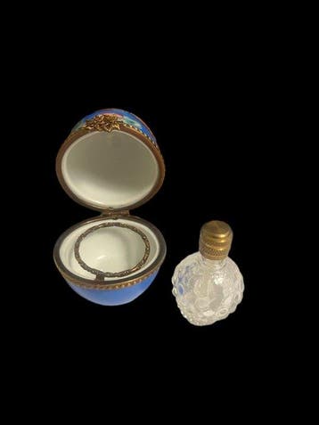 Limoges - Boîte - Porcelaine, Antiquités & Art