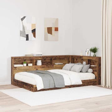 vidaXL Opberghoofdbord Oud Hout Bewerkt hout, Verzenden, Nieuw