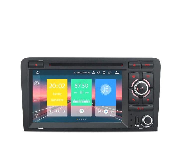 AUTORADIO GPS ANDROID 10 POUR AUDI A3 8P 8PA SPORTBACK 03-12, Auto diversen, Autonavigatie, Verzenden